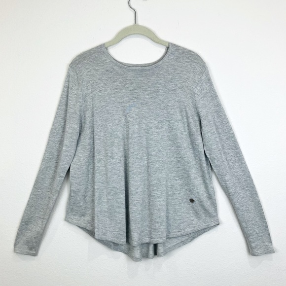 NWOT FRNCH Long Sleeve Pleated Back Top - Picture 1 of 6